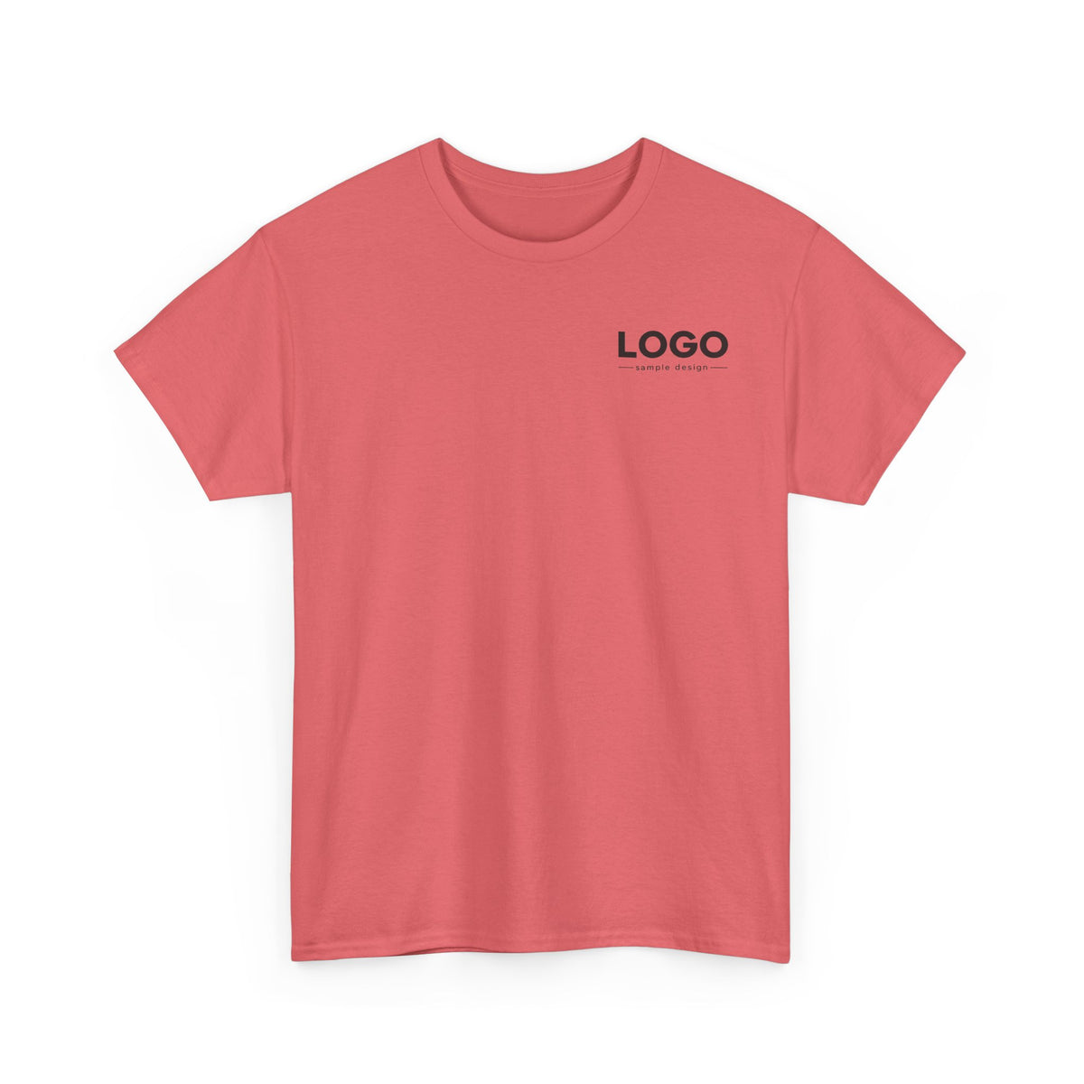 Logo Minimalist T‑Shirt — Small Chest & Back Print