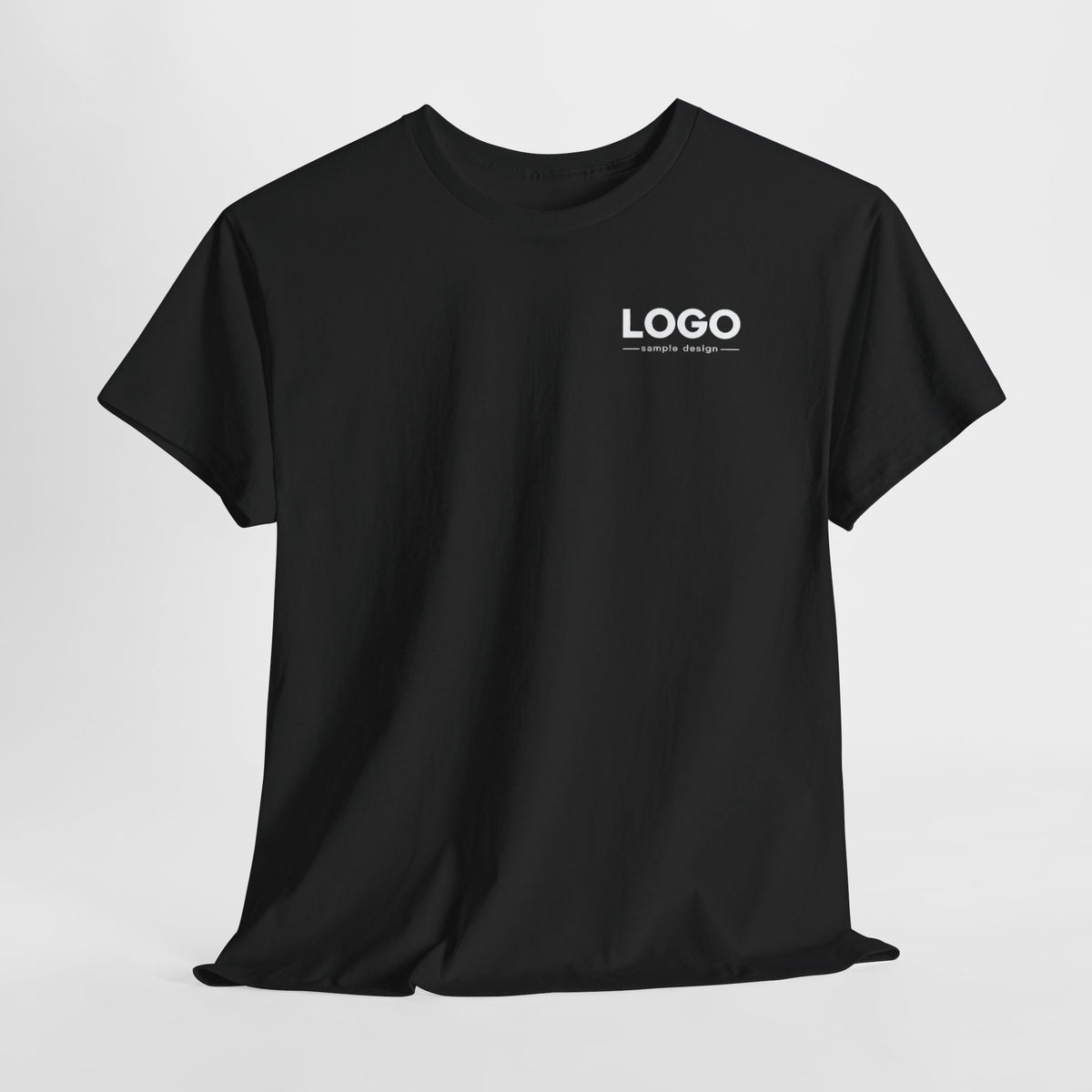 Logo Minimalist T‑Shirt — Small Chest & Back Print