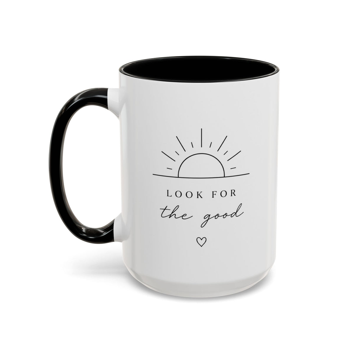 Look for the Good Accent Coffee Mug — Inspirational Sunrise Ceramic Coffee Mug (11/15oz)