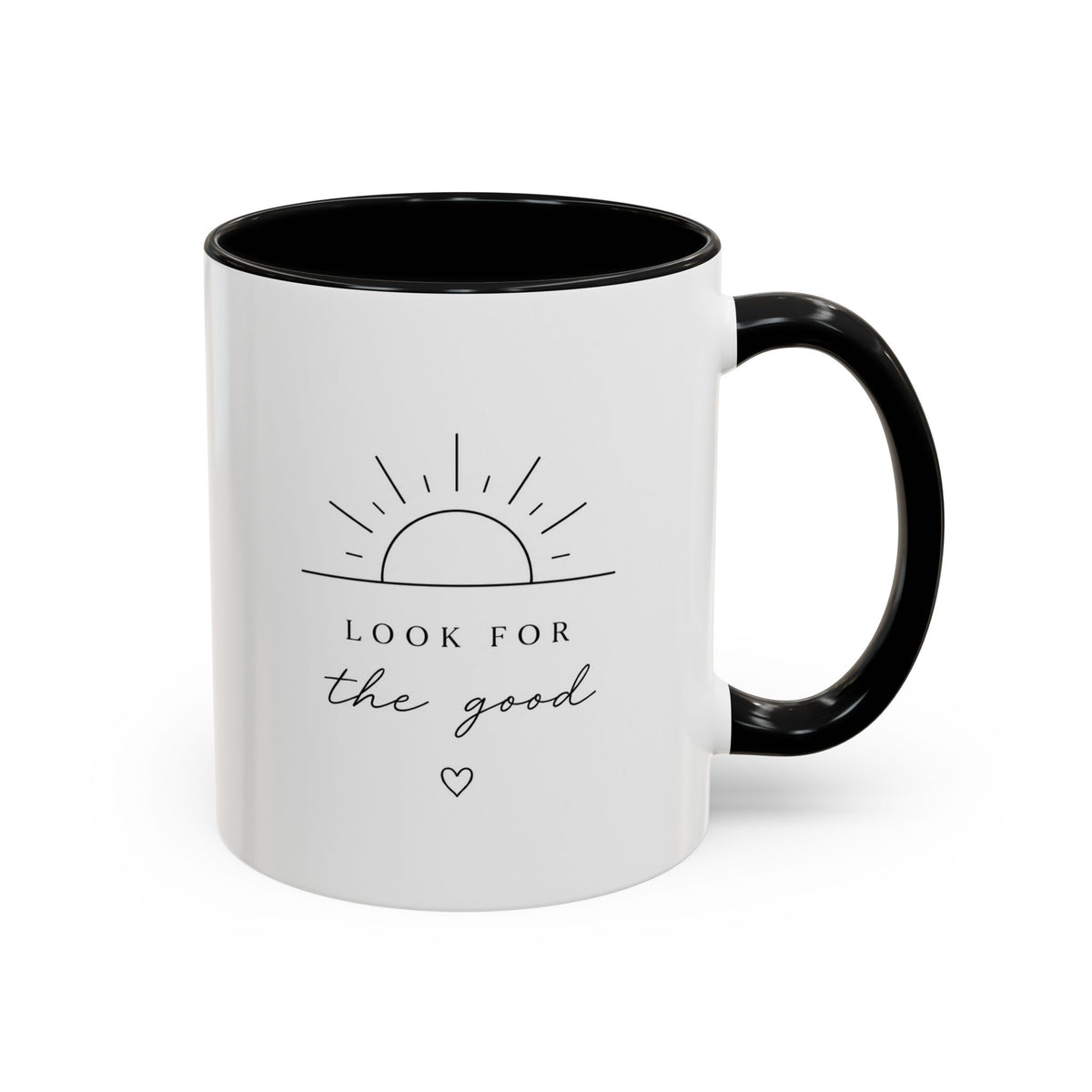 Look for the Good Accent Coffee Mug — Inspirational Sunrise Ceramic Coffee Mug (11/15oz)