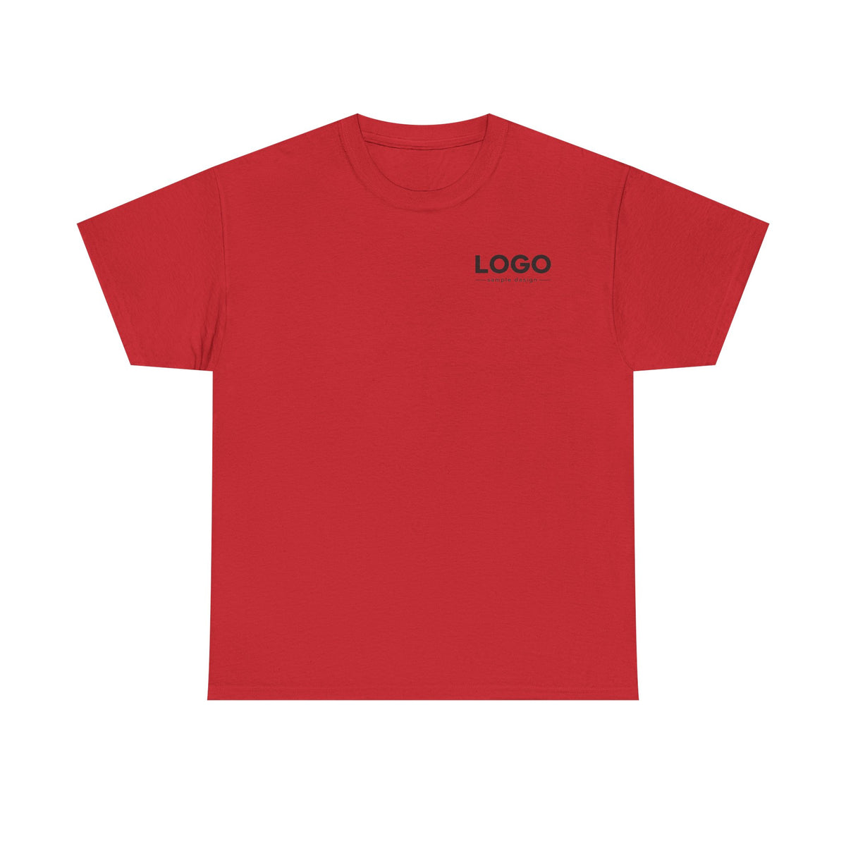 Logo Minimalist T‑Shirt — Small Chest & Back Print