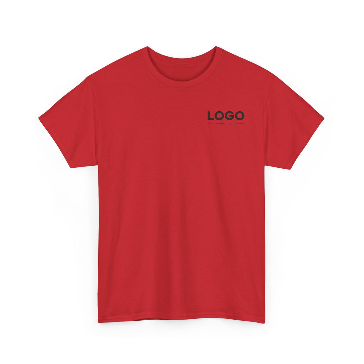 Logo Minimalist T‑Shirt — Small Chest & Back Print
