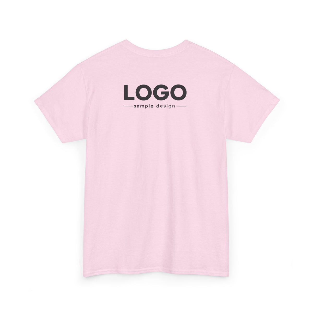 Logo Minimalist T‑Shirt — Small Chest & Back Print