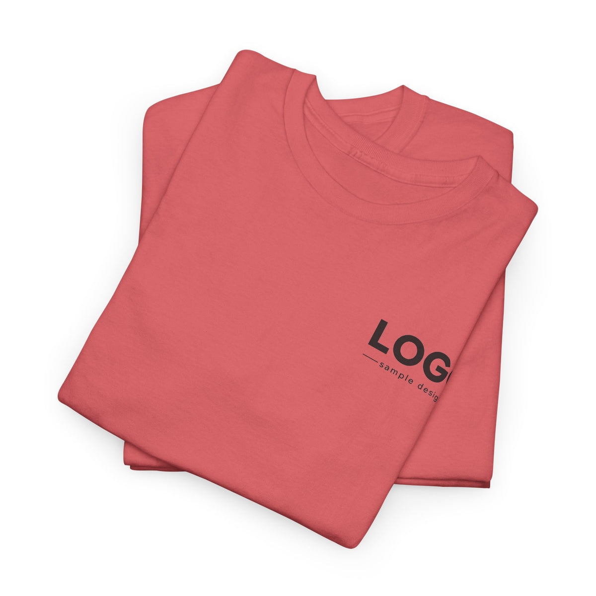 Logo Minimalist T‑Shirt — Small Chest & Back Print