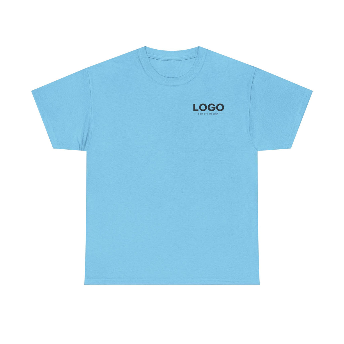 Logo Minimalist T‑Shirt — Small Chest & Back Print