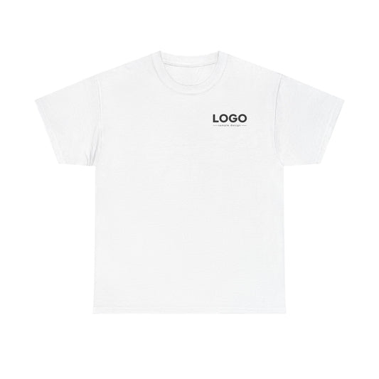 Logo Minimalist T‑Shirt — Small Chest & Back Print