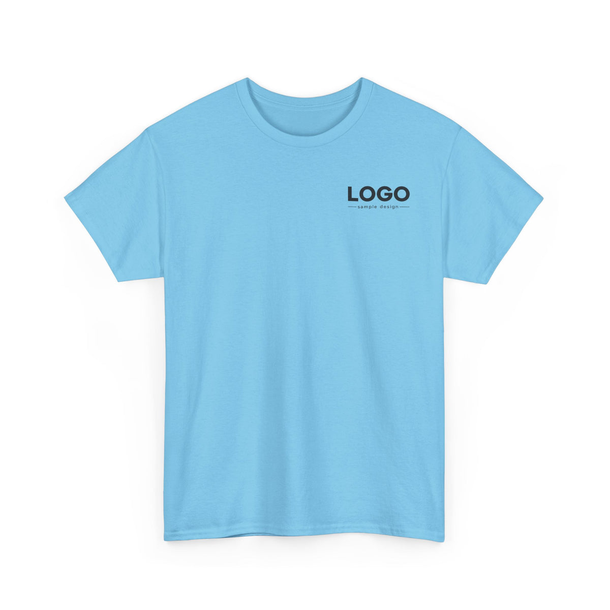 Logo Minimalist T‑Shirt — Small Chest & Back Print