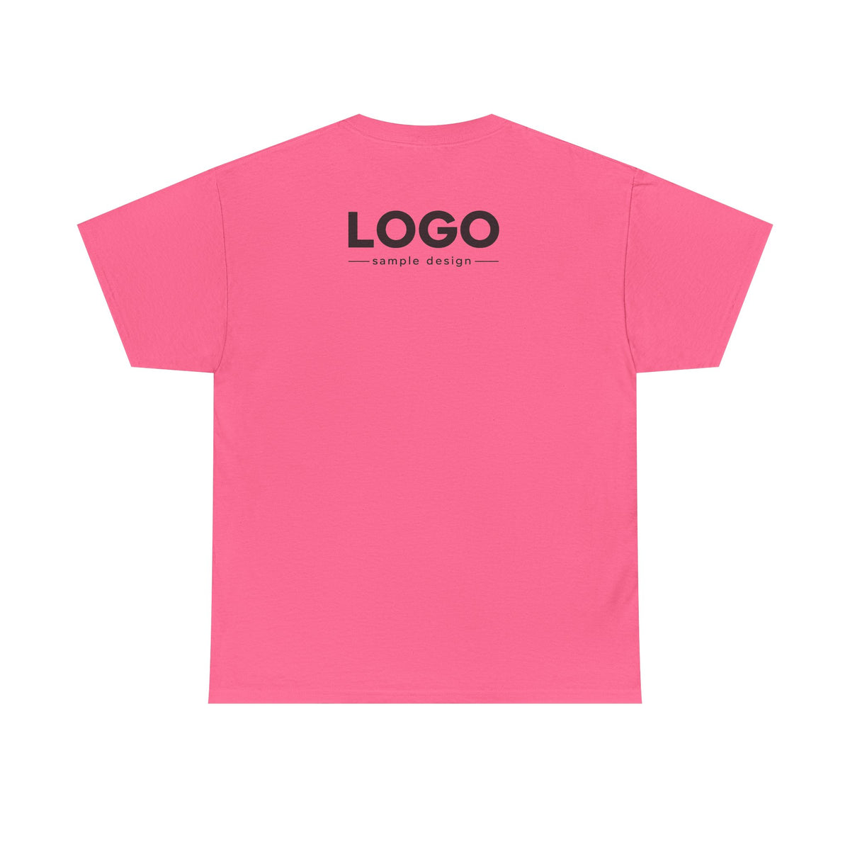 Logo Minimalist T‑Shirt — Small Chest & Back Print