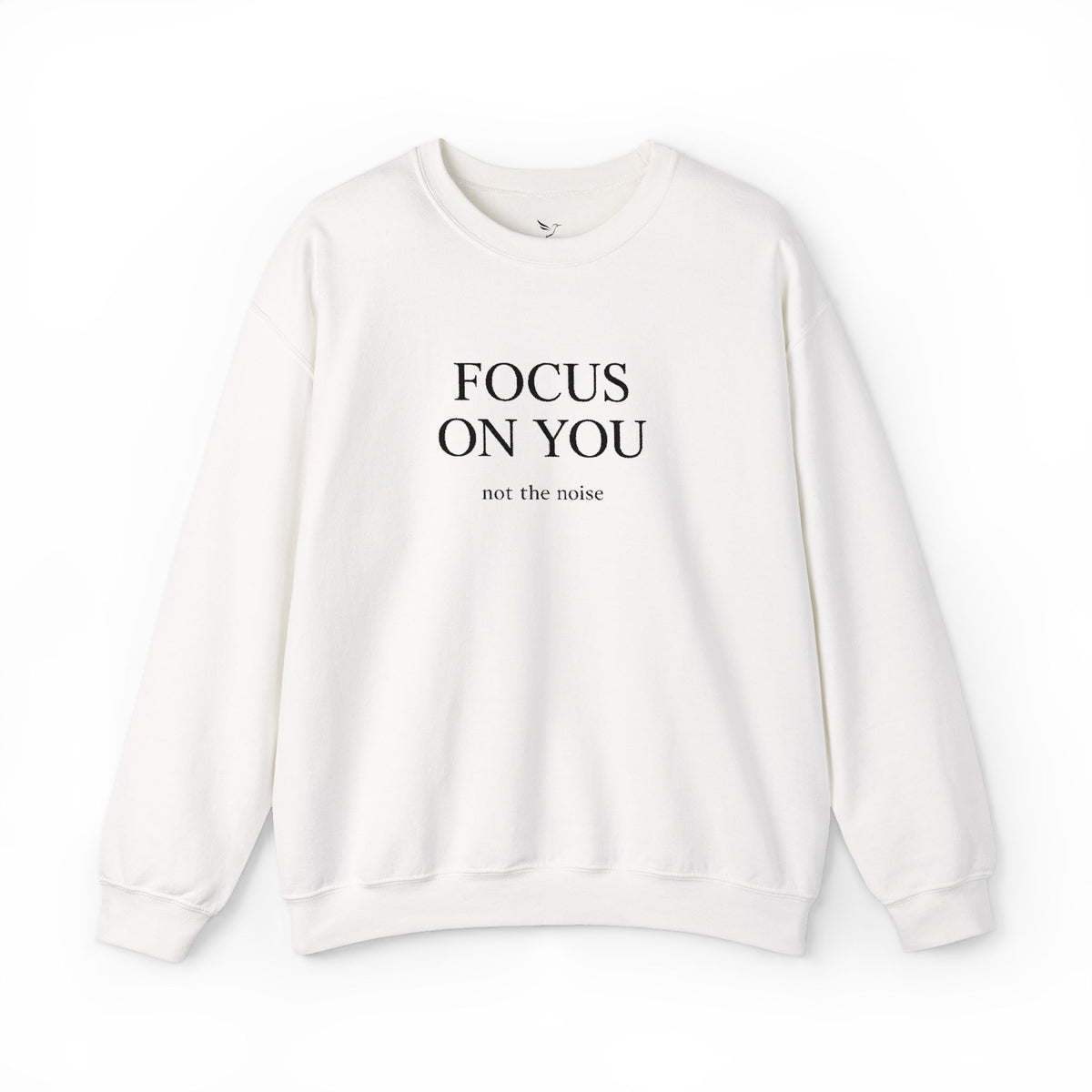 Focus On You Crewneck Sweatshirt — Self-Care Graphic Pullover