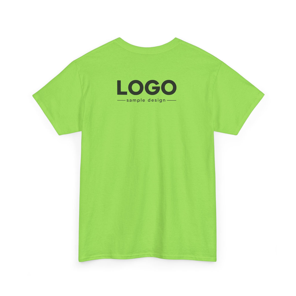 Logo Minimalist T‑Shirt — Small Chest & Back Print