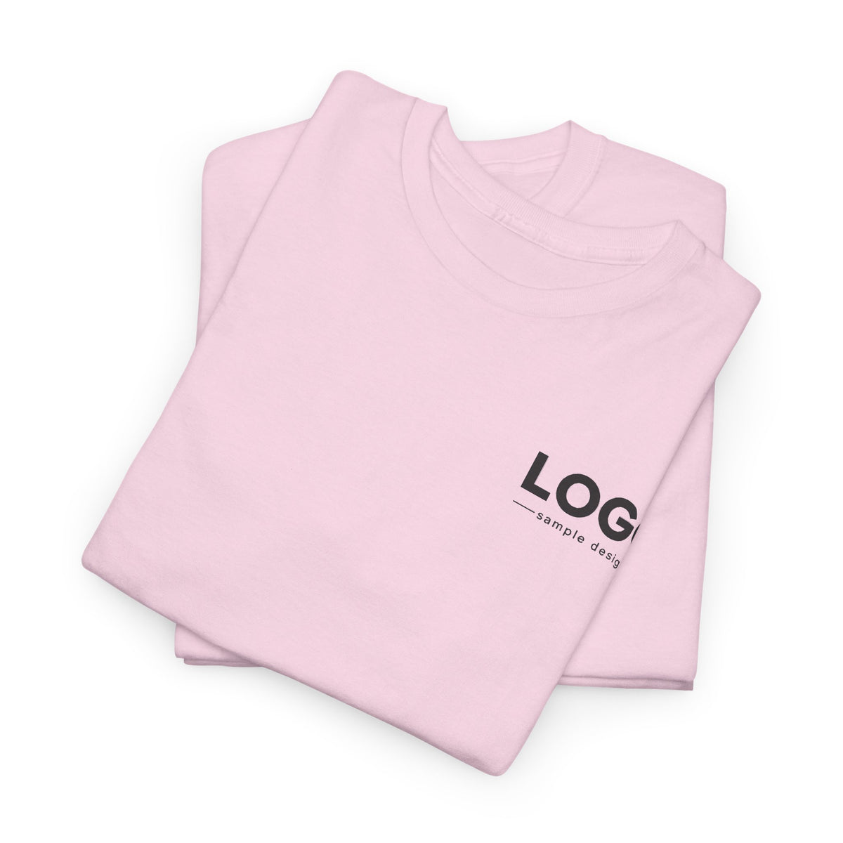 Logo Minimalist T‑Shirt — Small Chest & Back Print