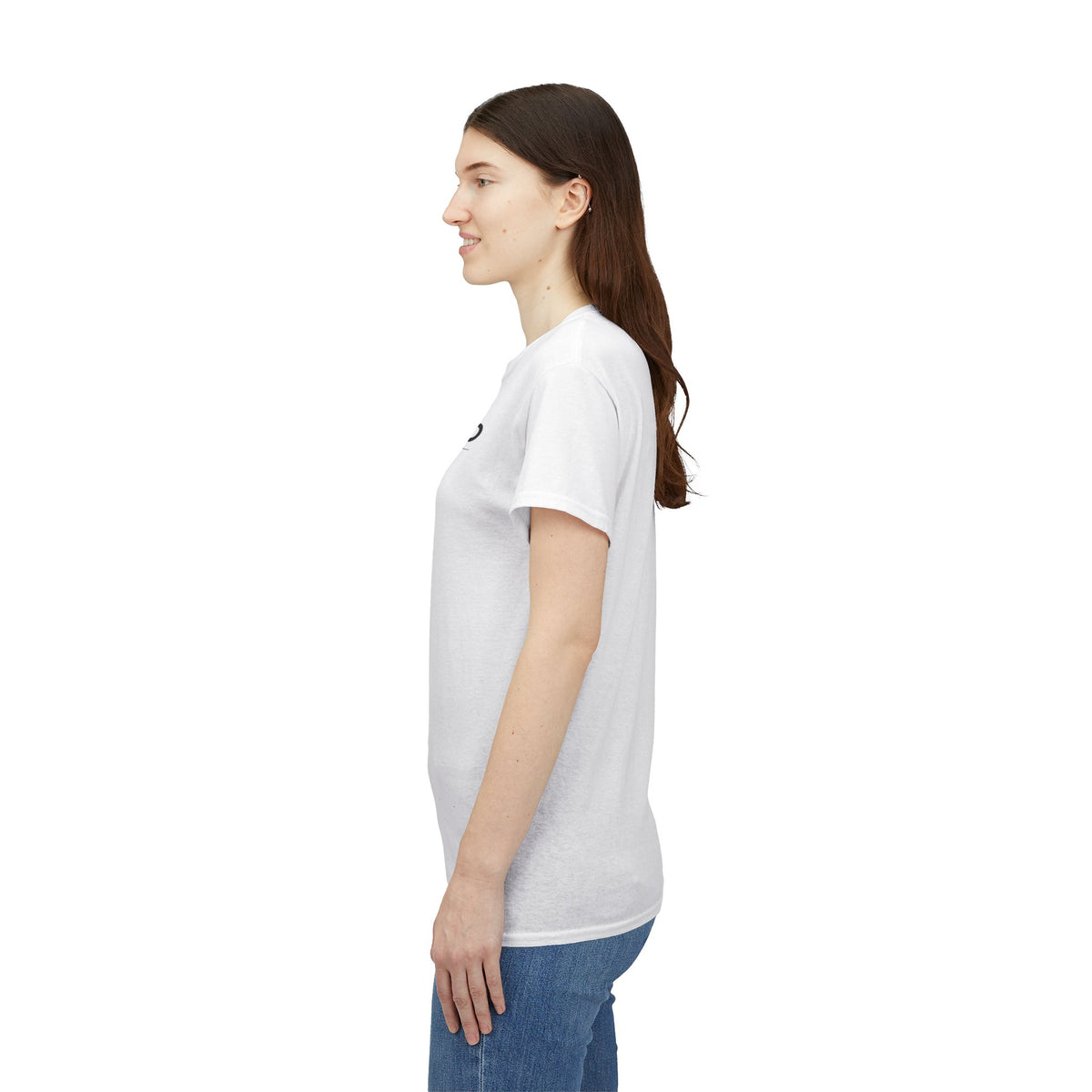 Logo Minimalist T‑Shirt — Small Chest & Back Print