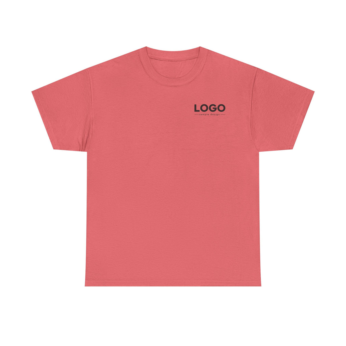 Logo Minimalist T‑Shirt — Small Chest & Back Print
