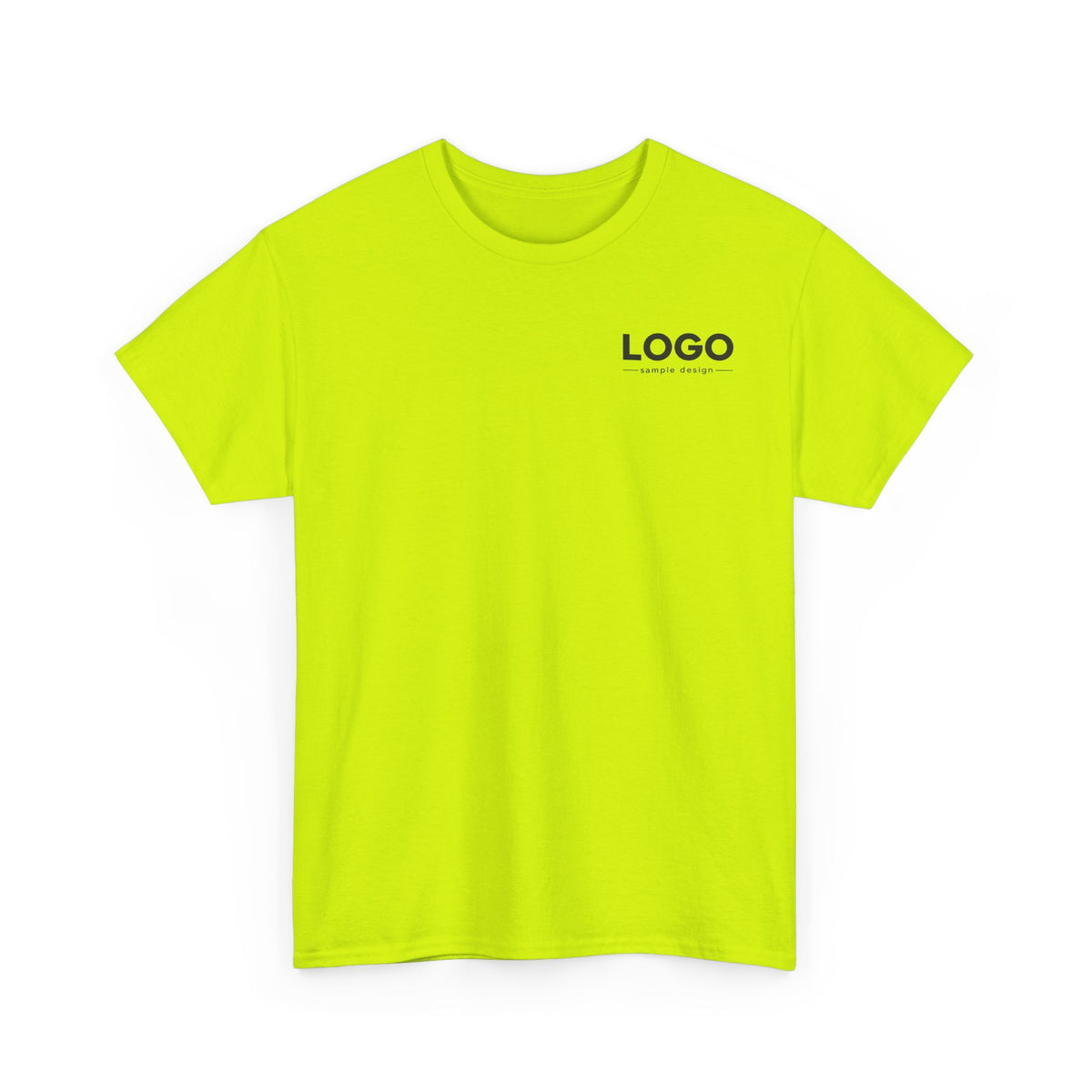 Logo Minimalist T‑Shirt — Small Chest & Back Print