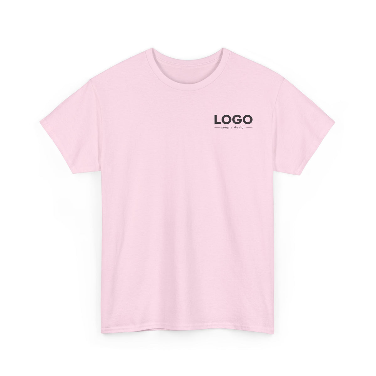 Logo Minimalist T‑Shirt — Small Chest & Back Print