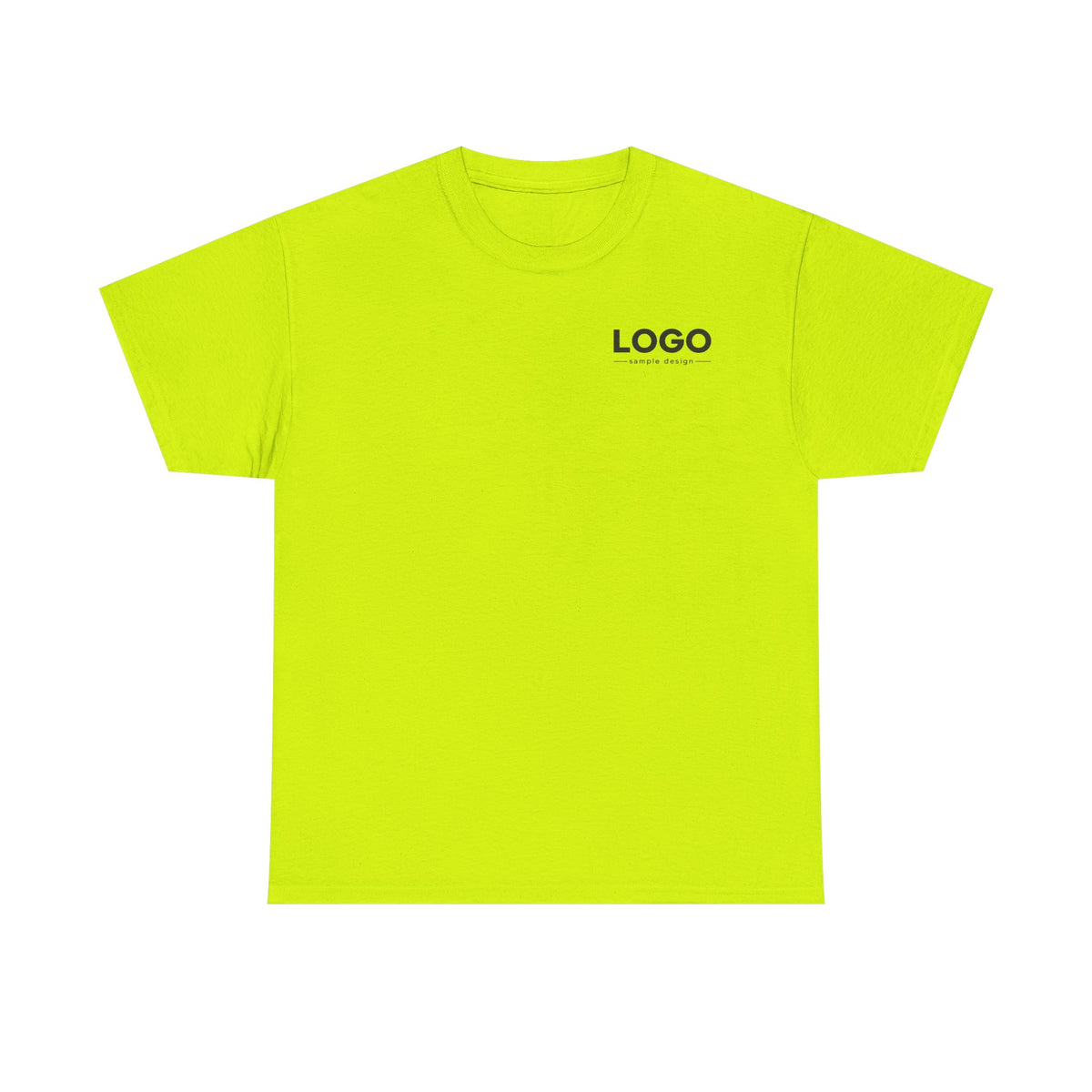 Logo Minimalist T‑Shirt — Small Chest & Back Print