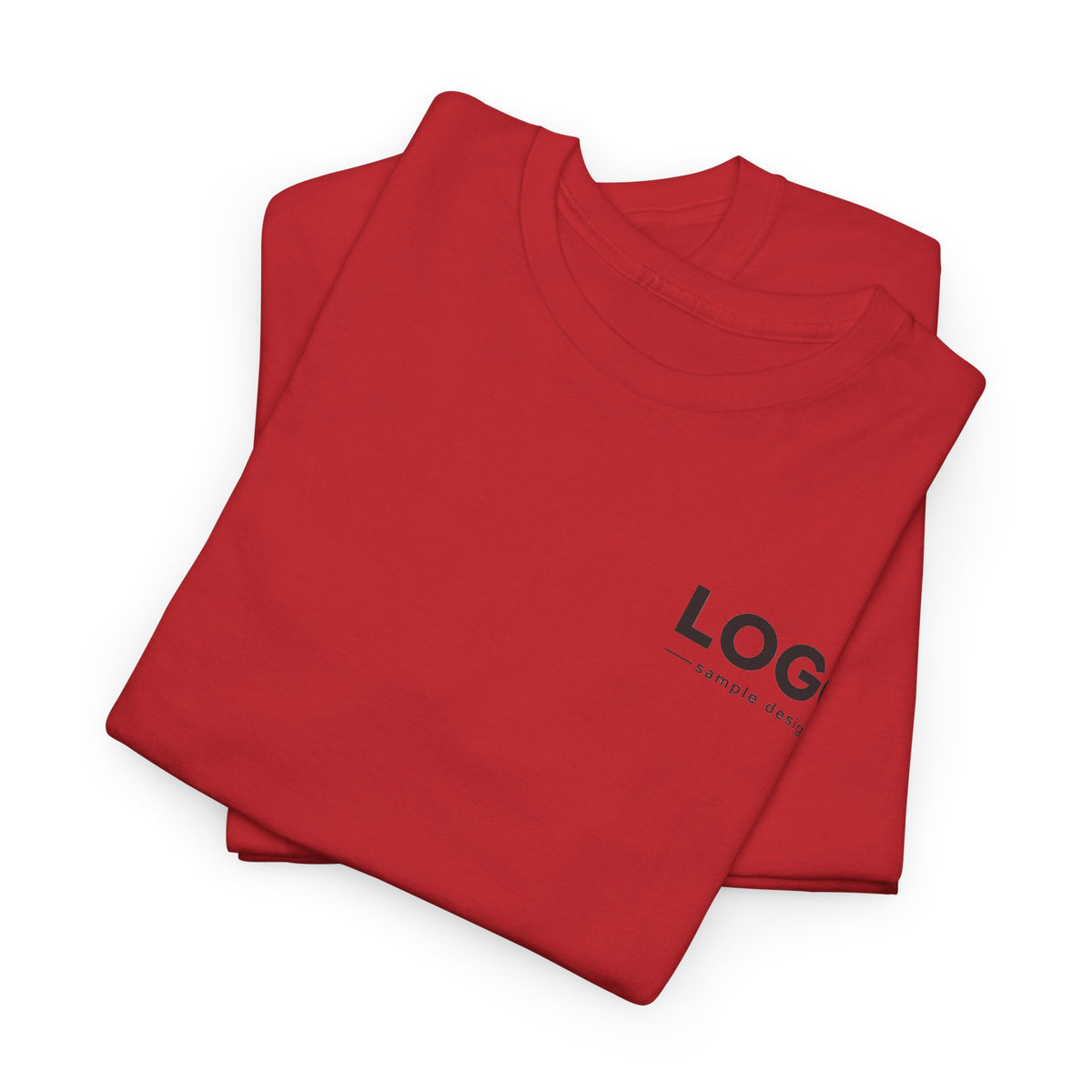 Logo Minimalist T‑Shirt — Small Chest & Back Print