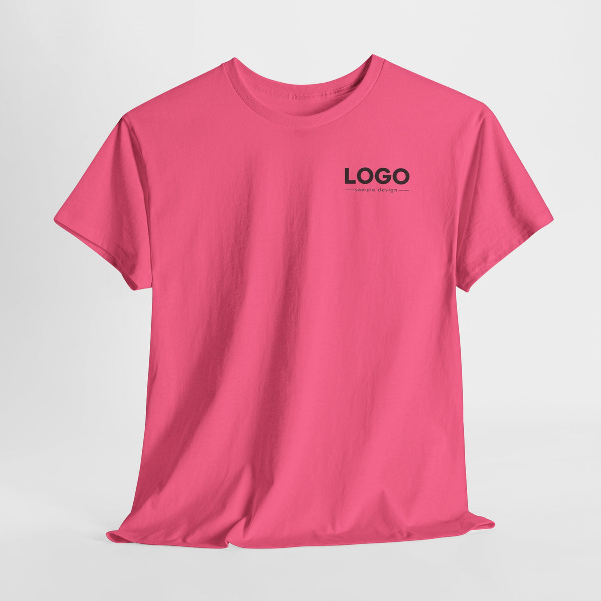 Logo Minimalist T‑Shirt — Small Chest & Back Print