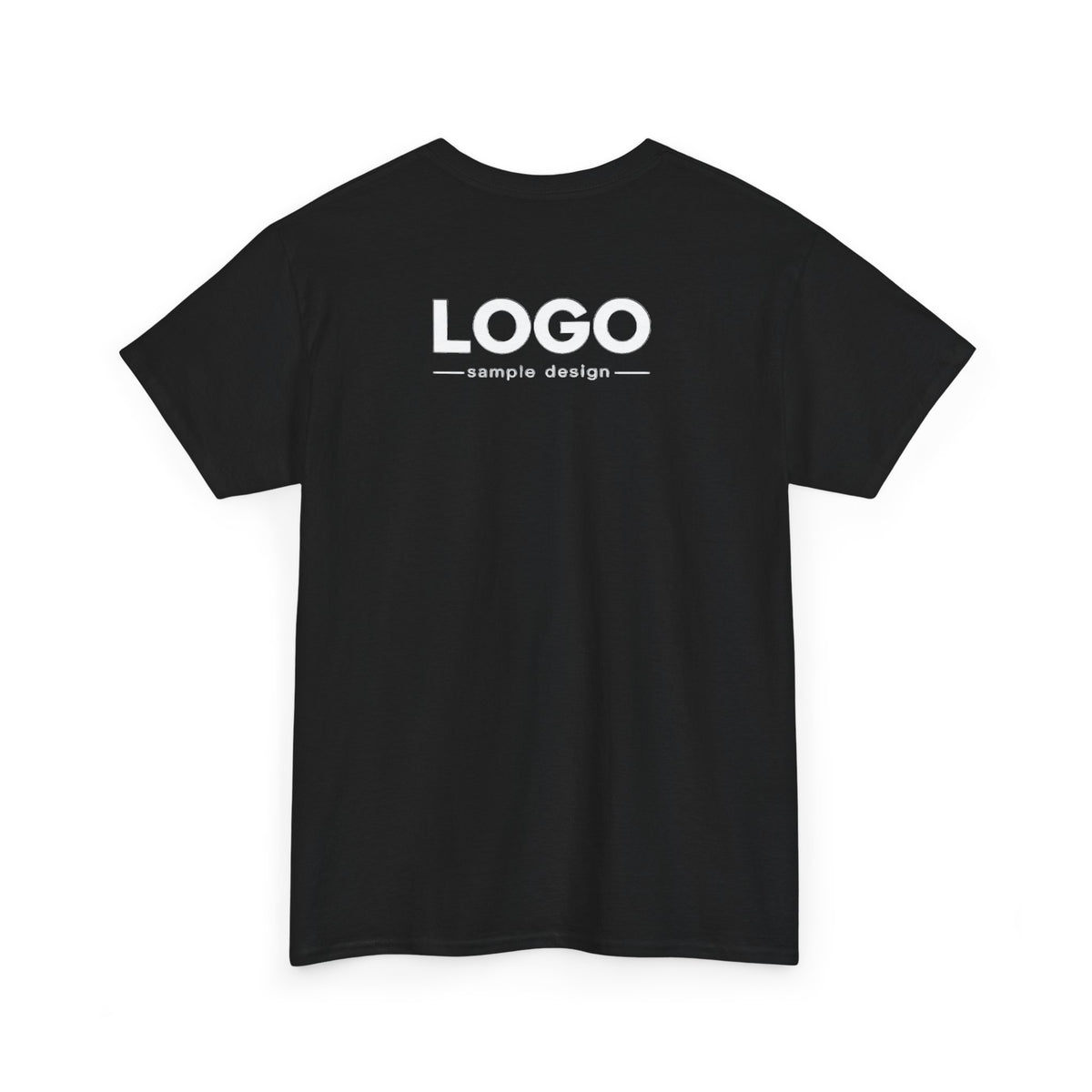 Logo Minimalist T‑Shirt — Small Chest & Back Print