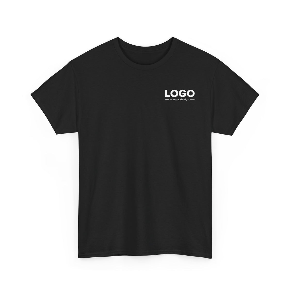 Logo Minimalist T‑Shirt — Small Chest & Back Print