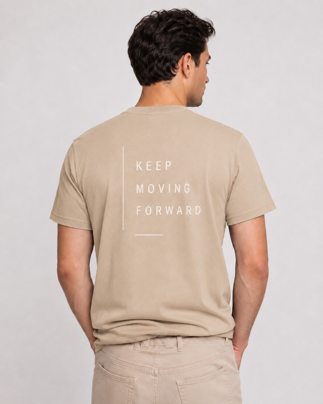 Keep Moving Forward – Minimalist Men’s T-Shirt