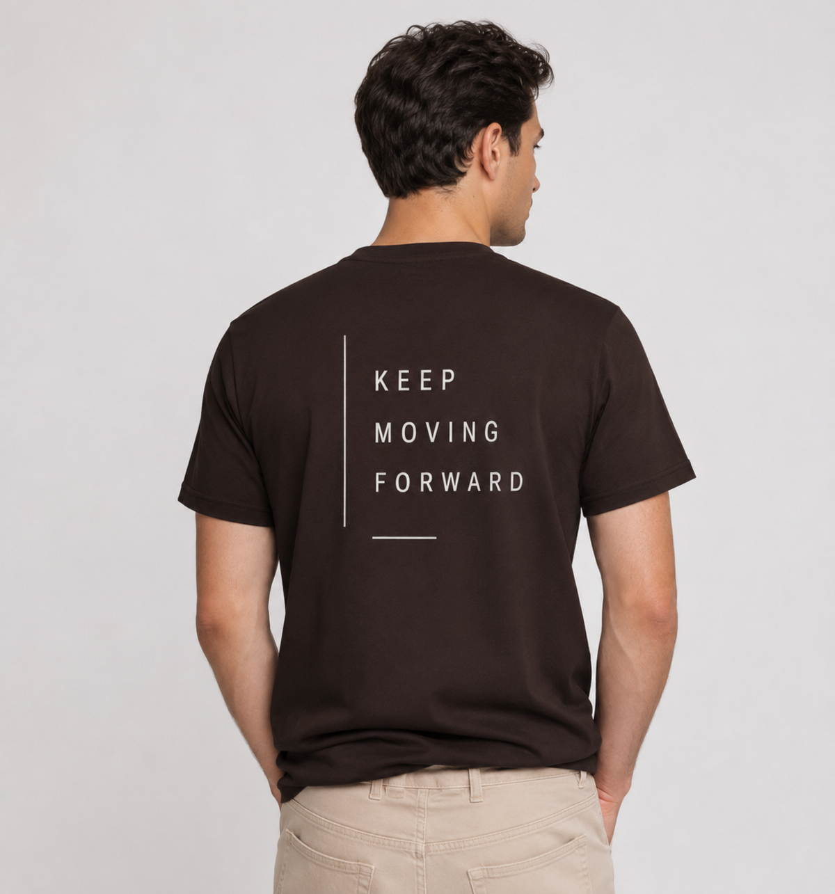 Keep Moving Forward – Minimalist Men’s T-Shirt