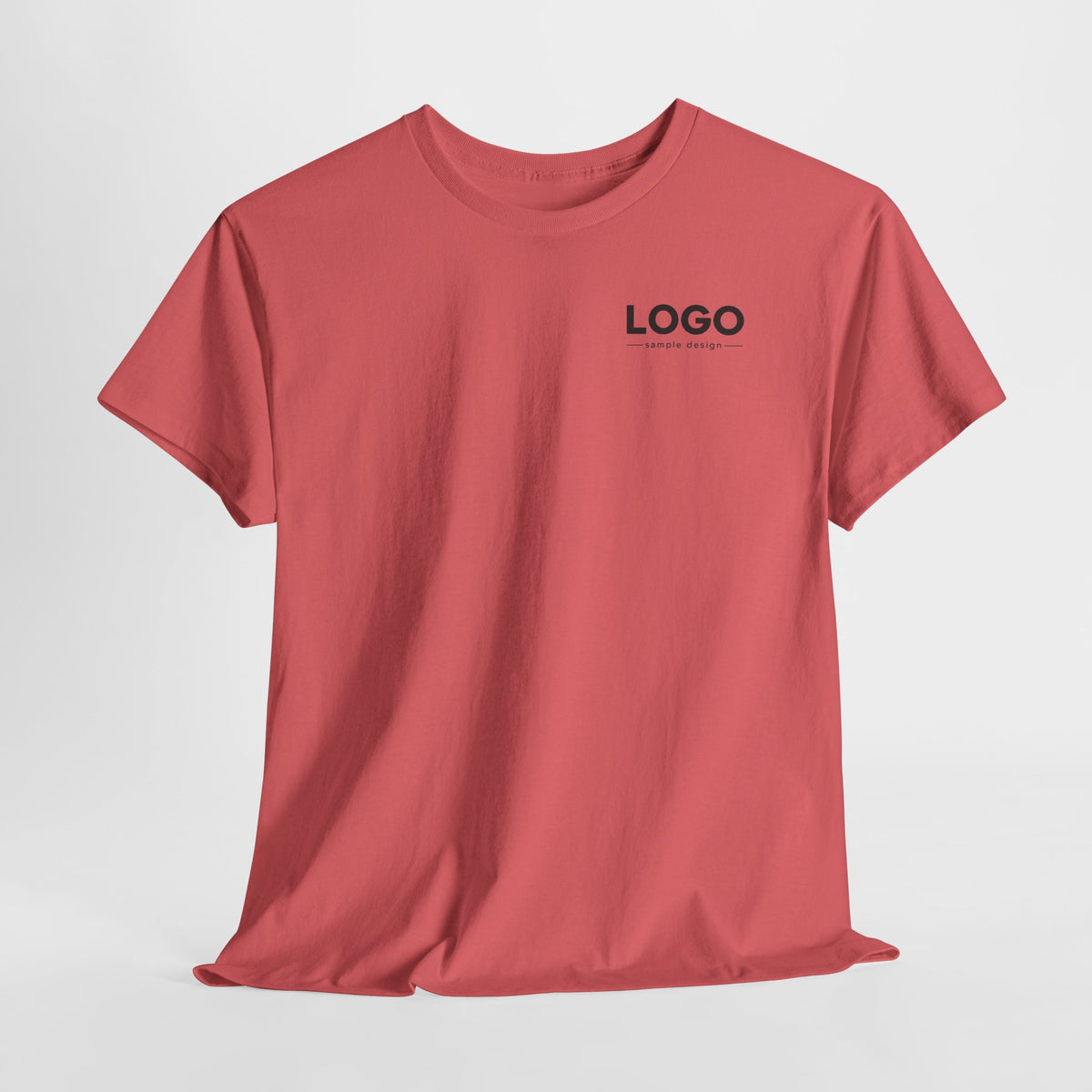 Logo Minimalist T‑Shirt — Small Chest & Back Print