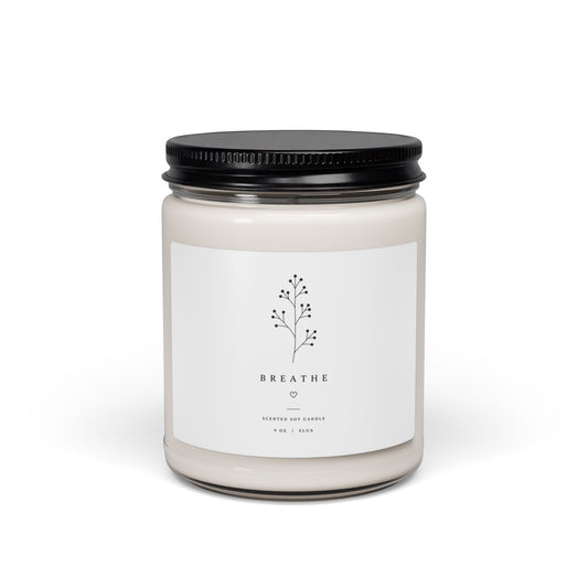 Breathe Soy Candle — 9oz Scented Relaxation Candle