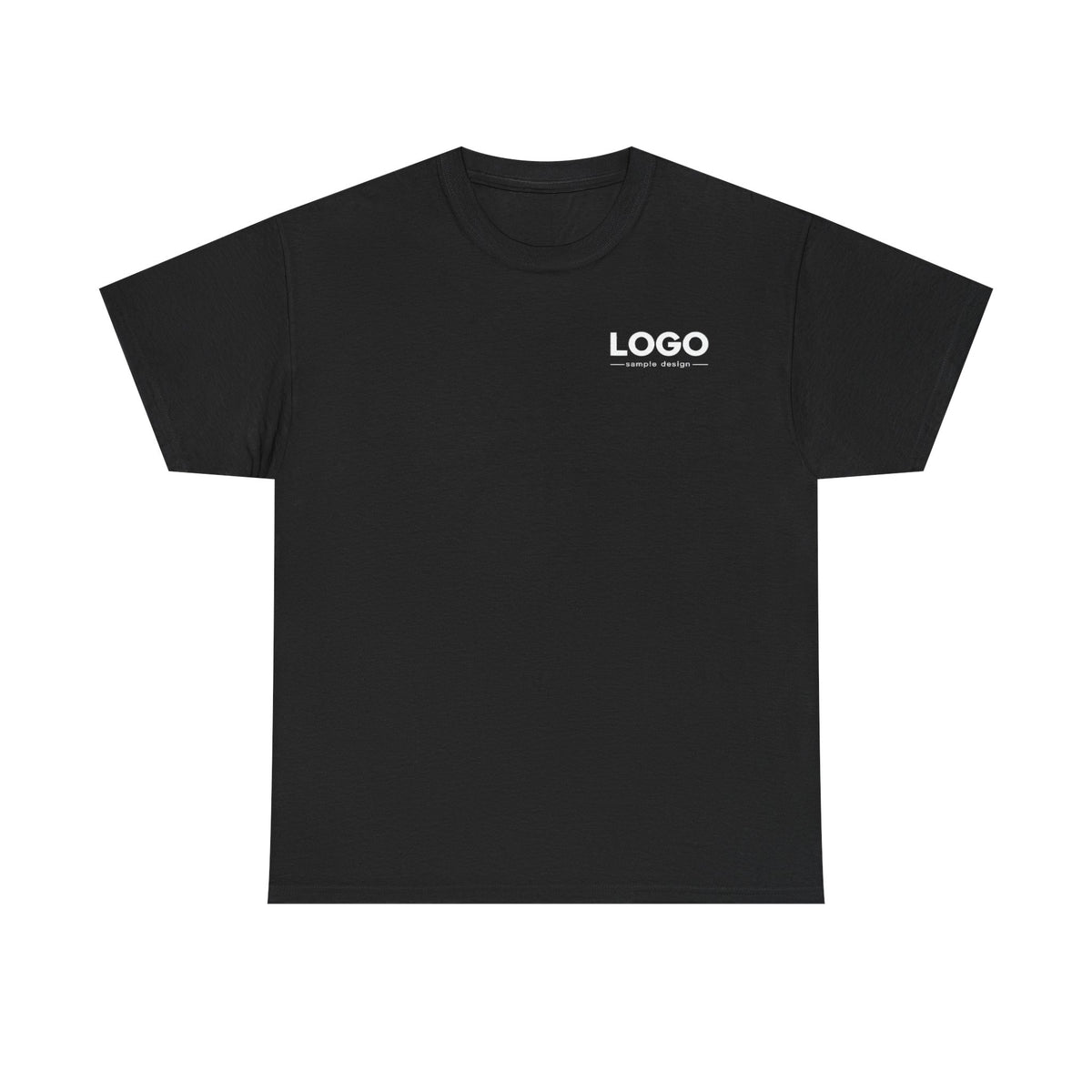 Logo Minimalist T‑Shirt — Small Chest & Back Print