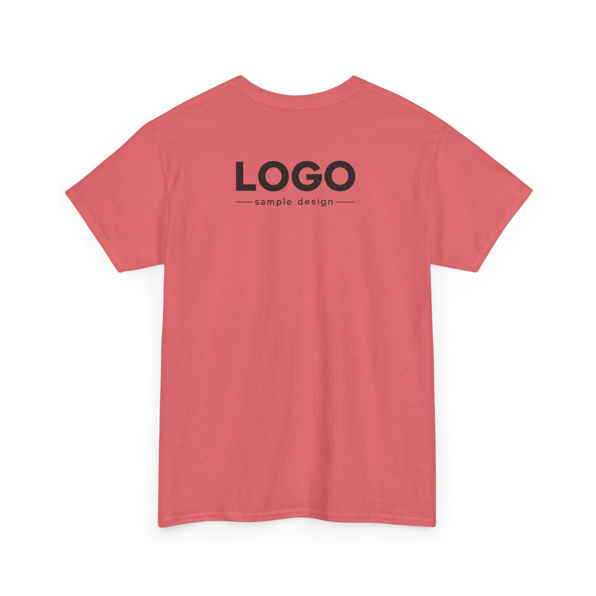 Logo Minimalist T‑Shirt — Small Chest & Back Print