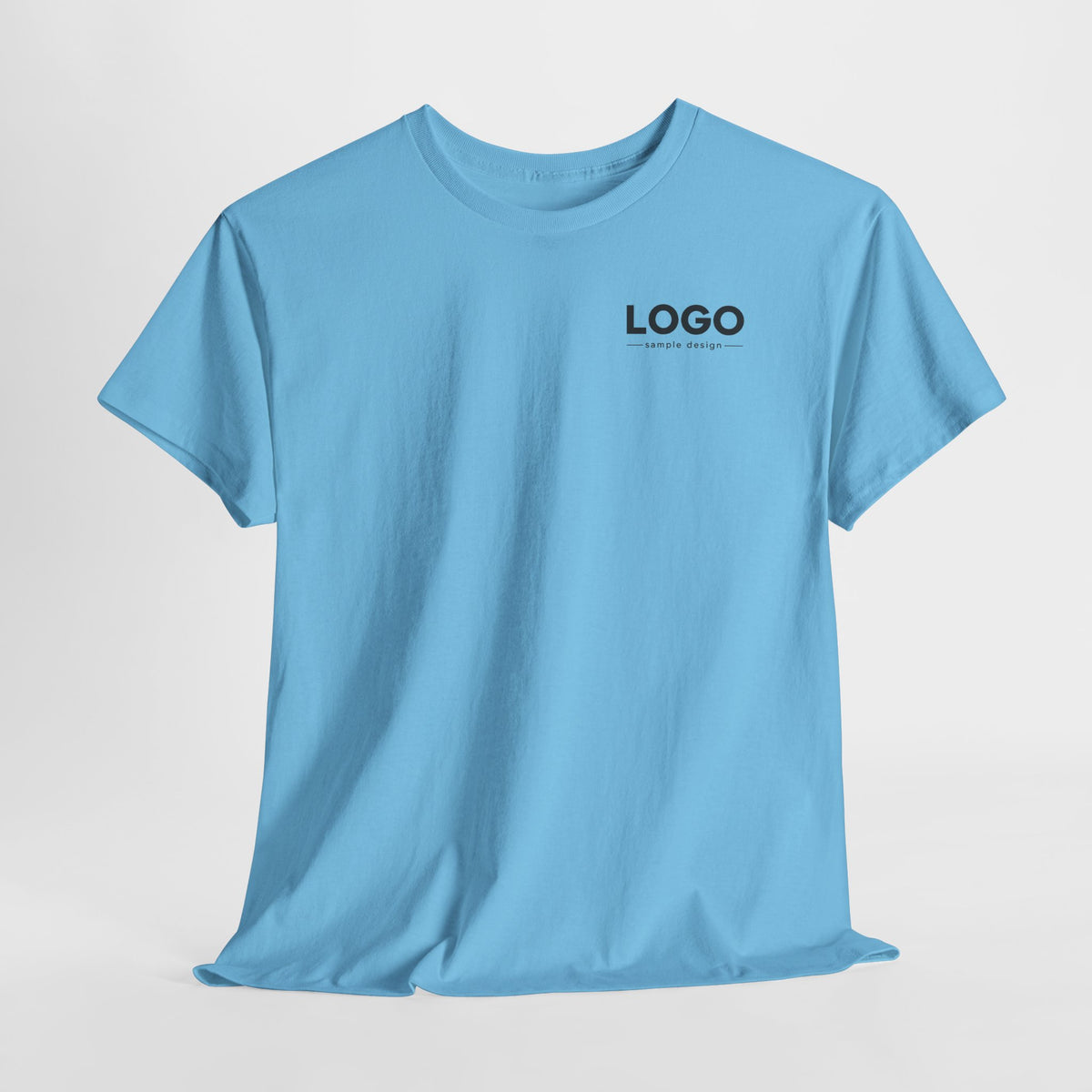 Logo Minimalist T‑Shirt — Small Chest & Back Print