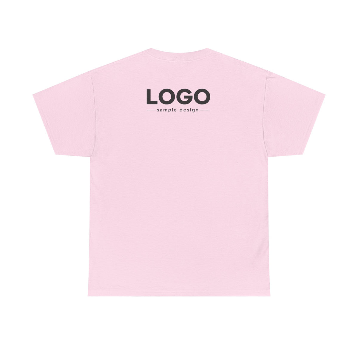 Logo Minimalist T‑Shirt — Small Chest & Back Print