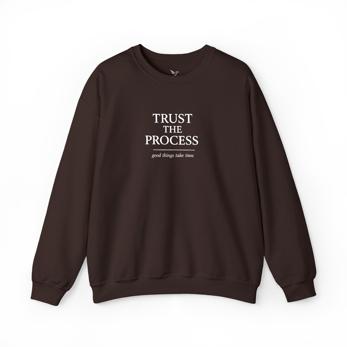 Trust The Process Crewneck Sweatshirt — Inspirational Graphic Pullover