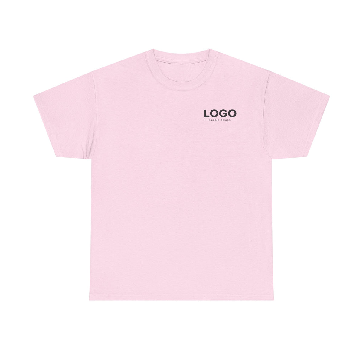 Logo Minimalist T‑Shirt — Small Chest & Back Print