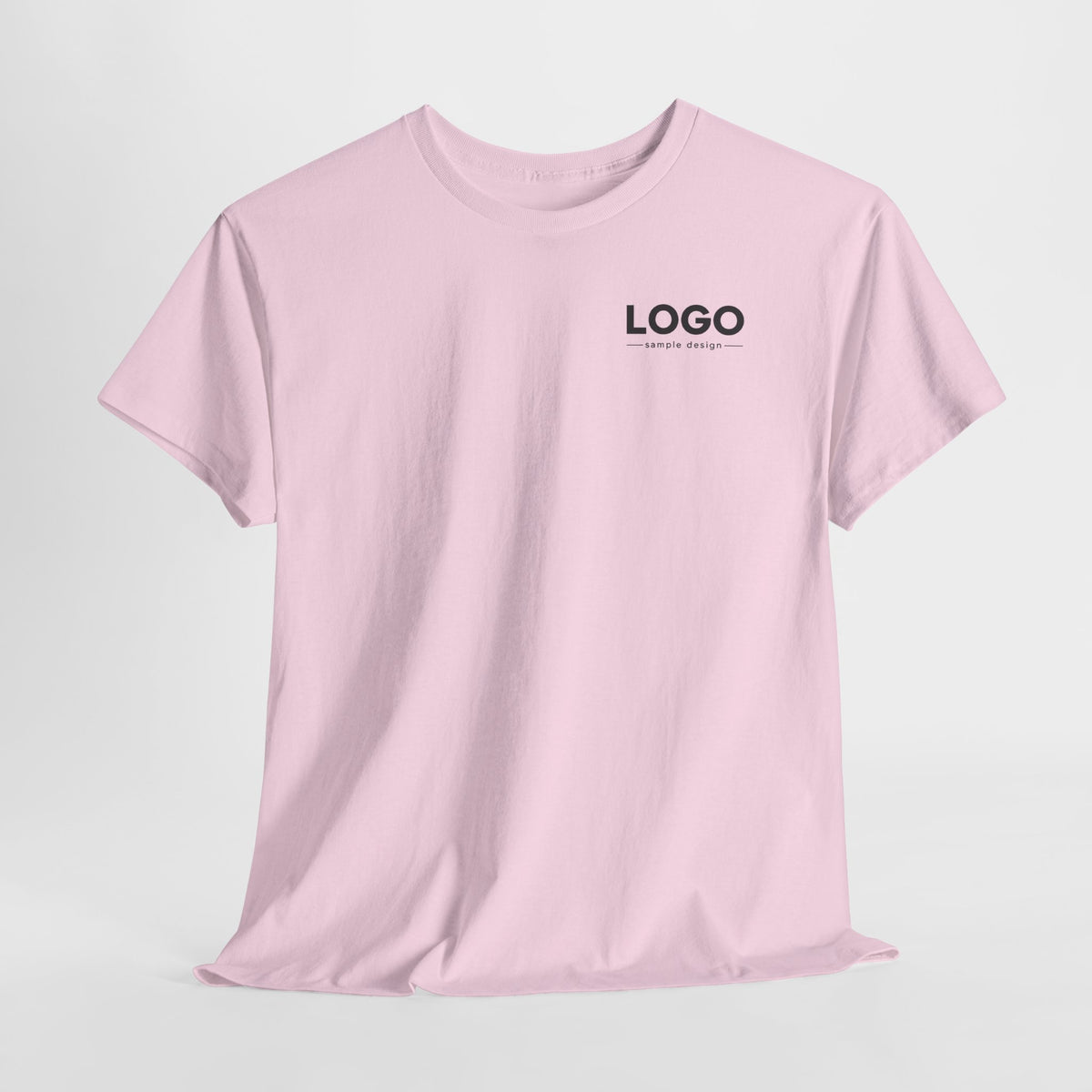 Logo Minimalist T‑Shirt — Small Chest & Back Print