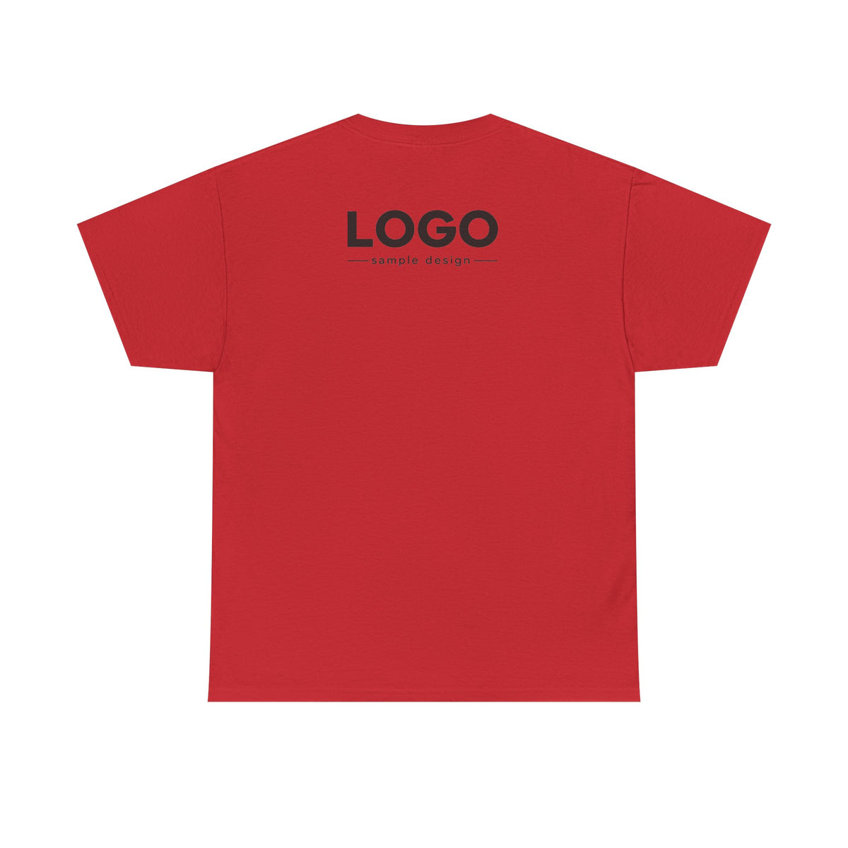 Logo Minimalist T‑Shirt — Small Chest & Back Print