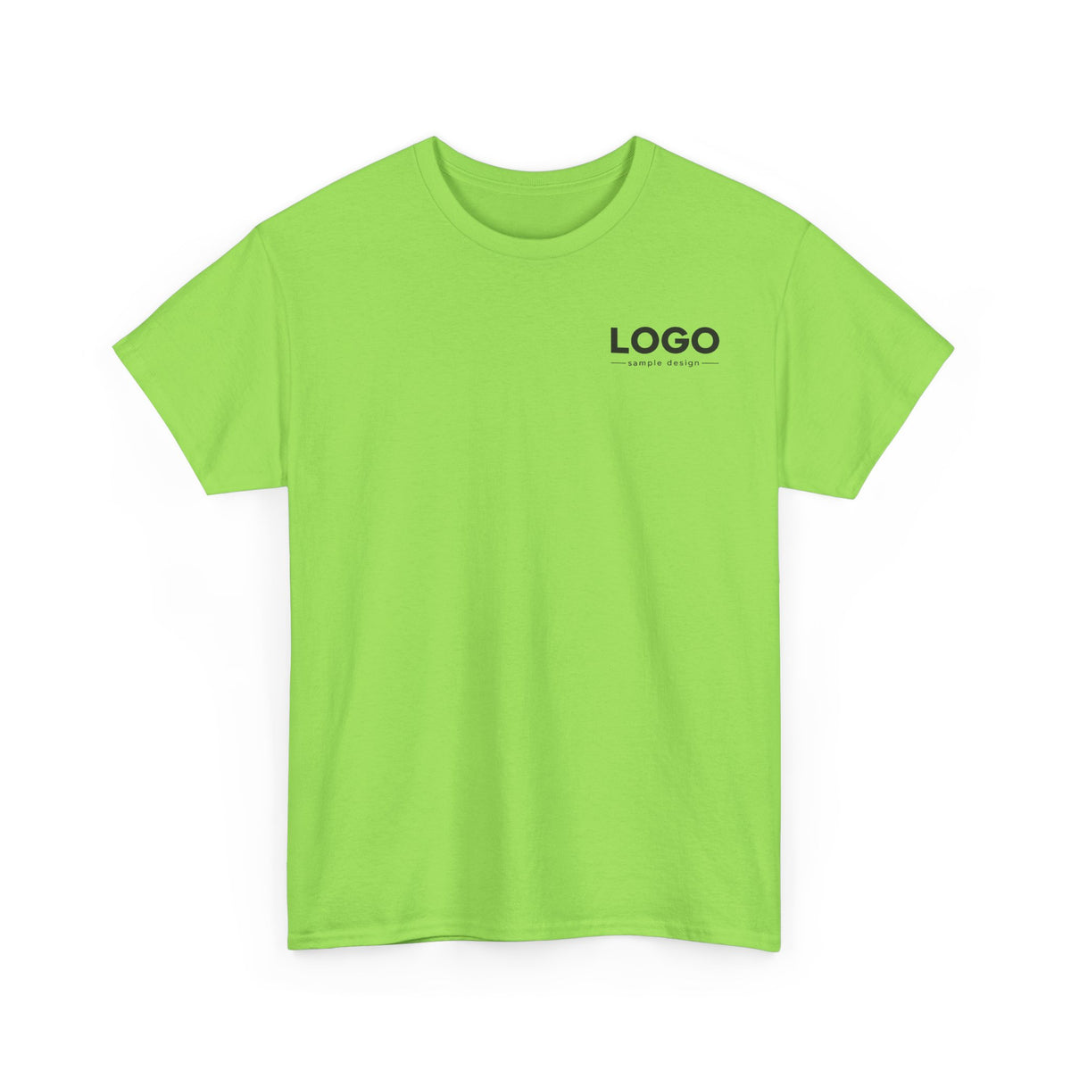 Logo Minimalist T‑Shirt — Small Chest & Back Print