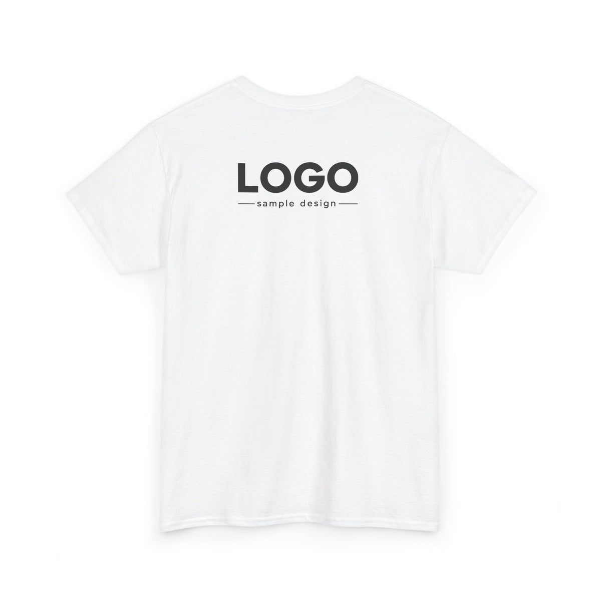 Logo Minimalist T‑Shirt — Small Chest & Back Print