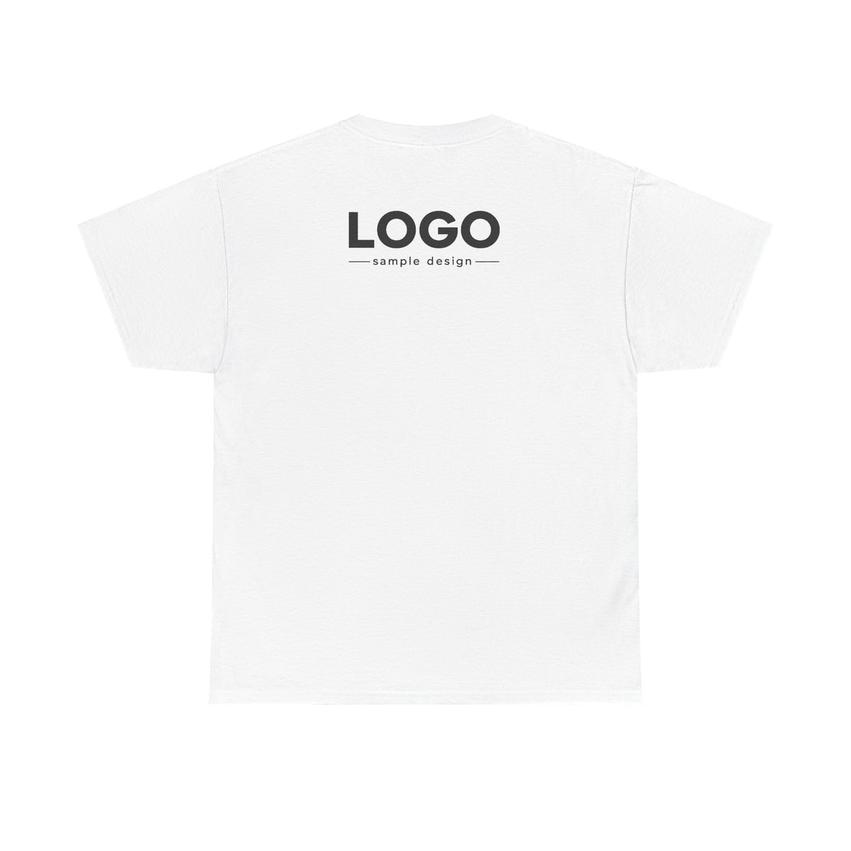 Logo Minimalist T‑Shirt — Small Chest & Back Print