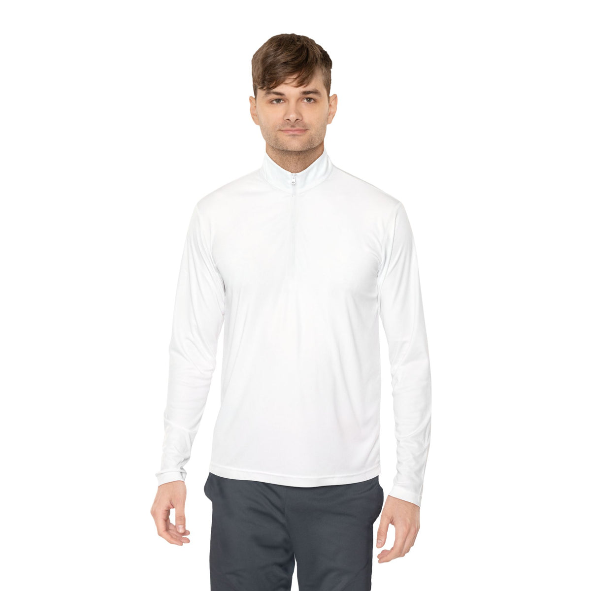 Minimal Sporty Elegance - Quarter-Zip