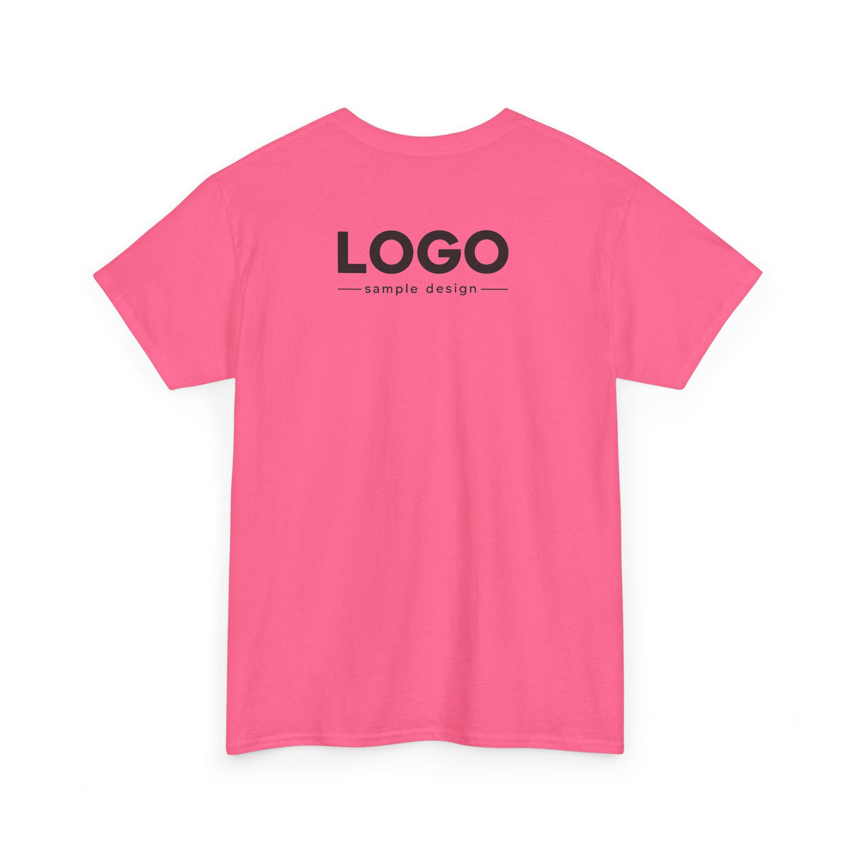 Logo Minimalist T‑Shirt — Small Chest & Back Print