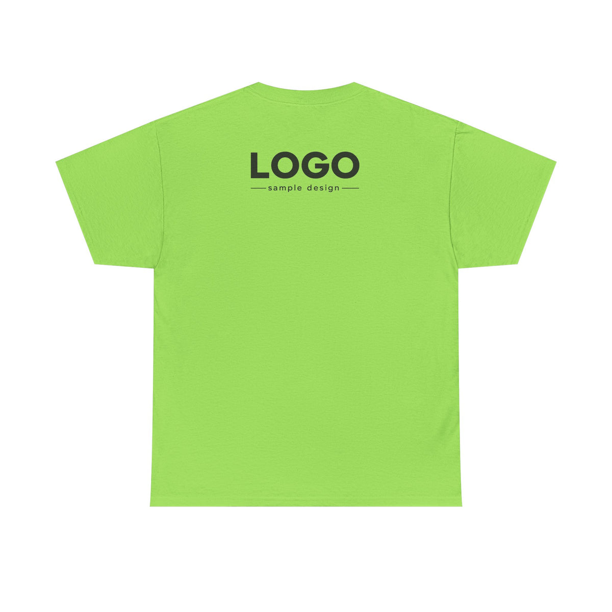 Logo Minimalist T‑Shirt — Small Chest & Back Print