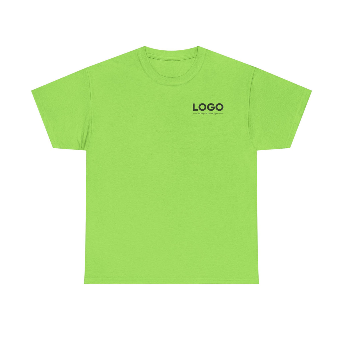 Logo Minimalist T‑Shirt — Small Chest & Back Print