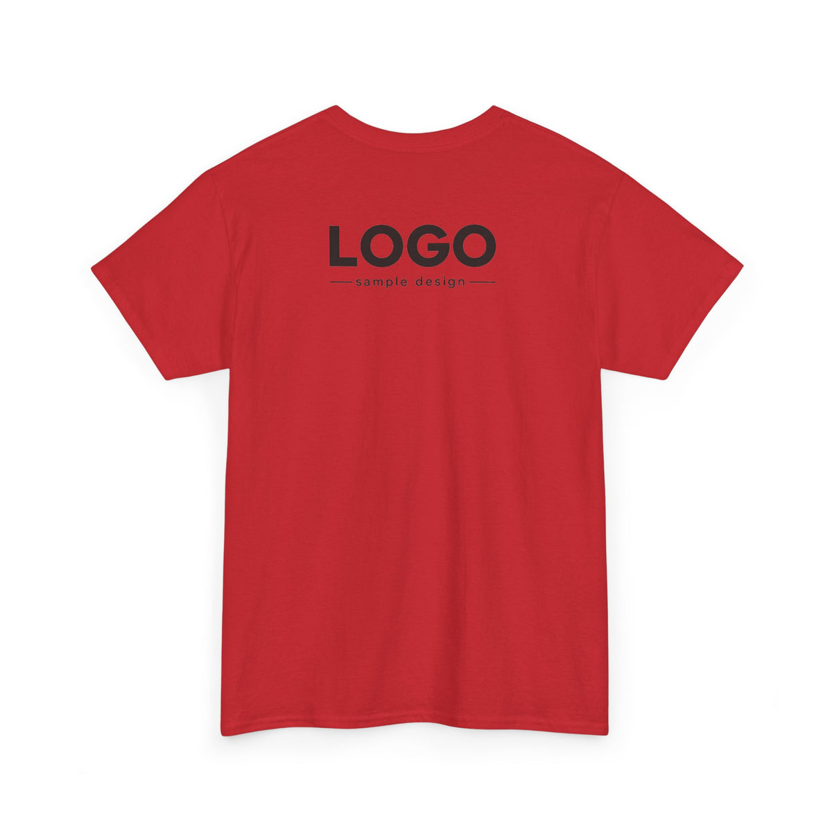 Logo Minimalist T‑Shirt — Small Chest & Back Print