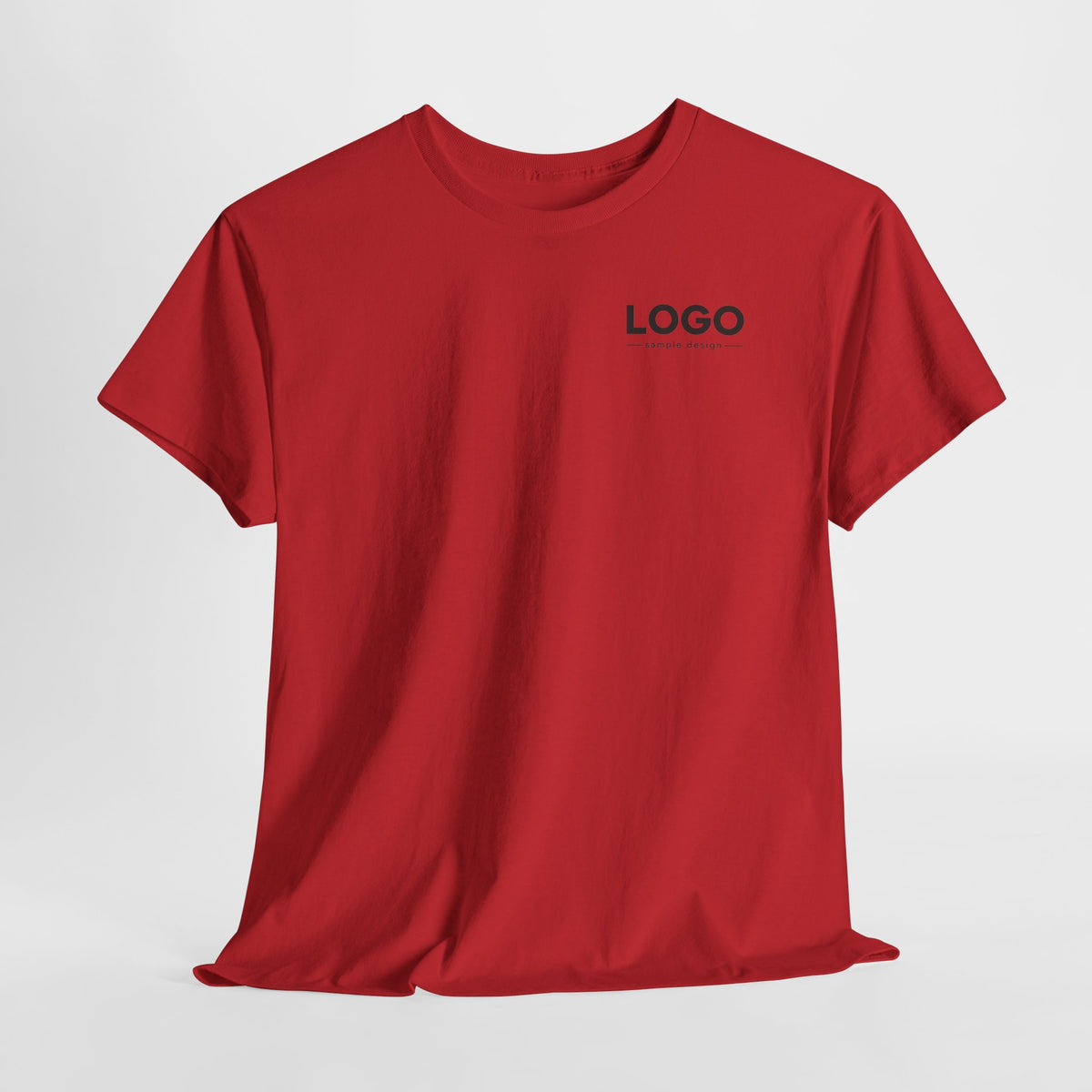 Logo Minimalist T‑Shirt — Small Chest & Back Print