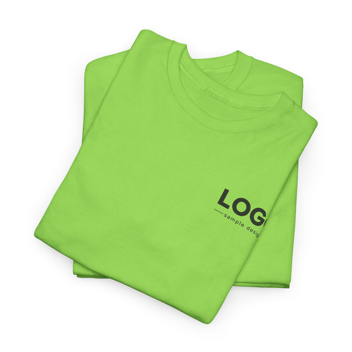 Logo Minimalist T‑Shirt — Small Chest & Back Print