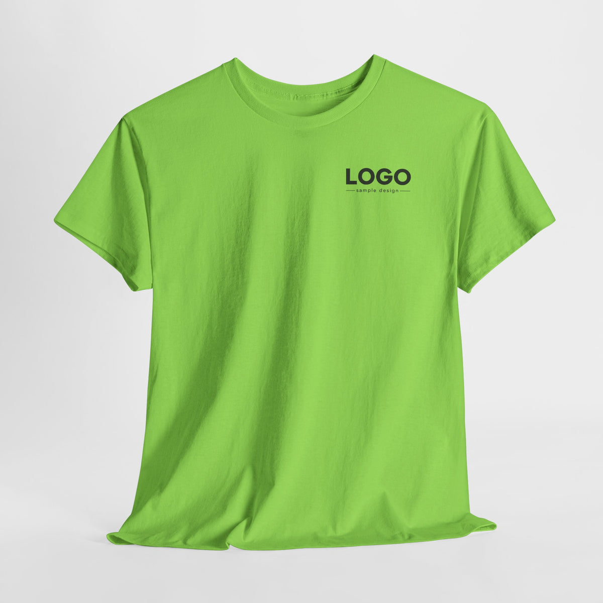 Logo Minimalist T‑Shirt — Small Chest & Back Print