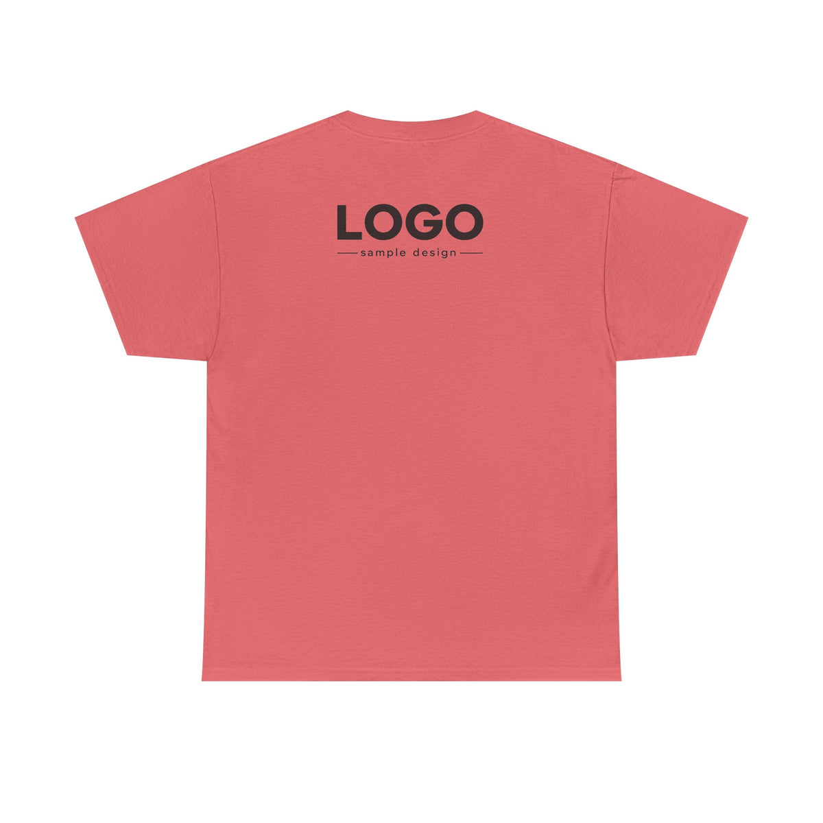 Logo Minimalist T‑Shirt — Small Chest & Back Print
